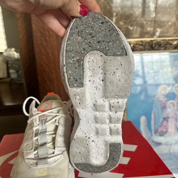 Nike Crater Impact Sneakers Women’s 7.5 Cream Sustainable Running Shoes - Picture 6 of 8